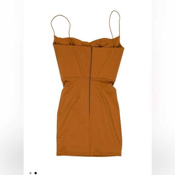 Alex Perry Camel Mini Dress - Picture 3 of 8